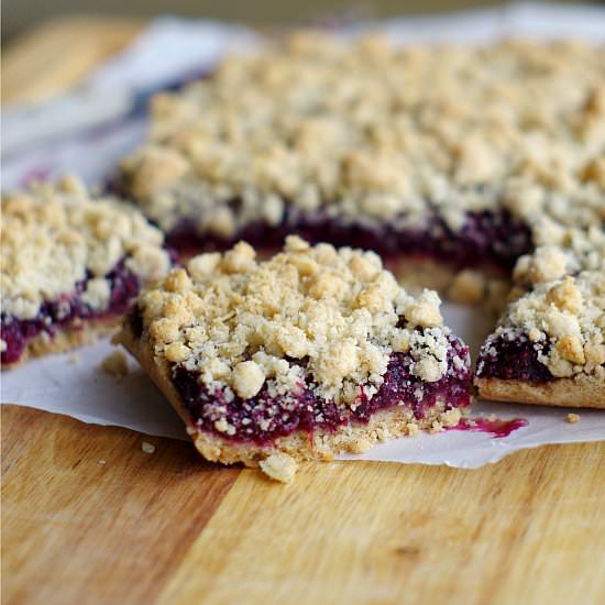 GF Fresh Blackberry “Jam” Bars