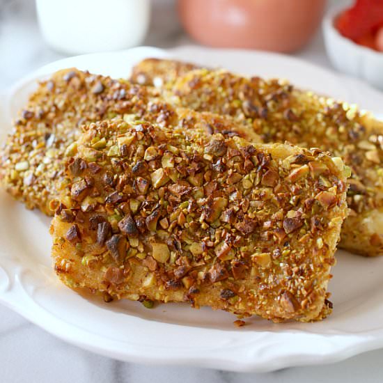 Pistachio Crusted French Toast