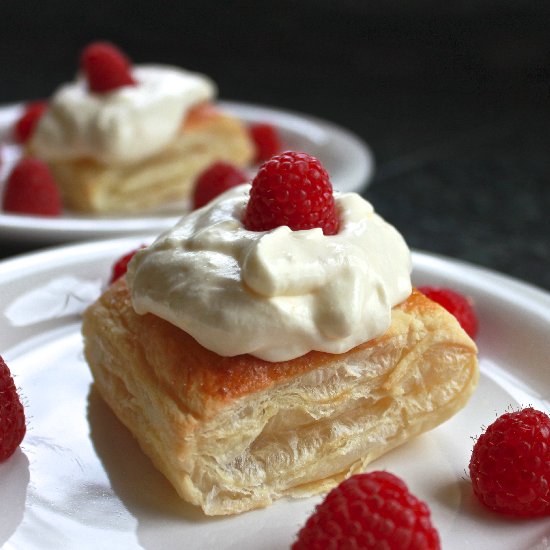 Meyer Lemon Cream Puff Pastries