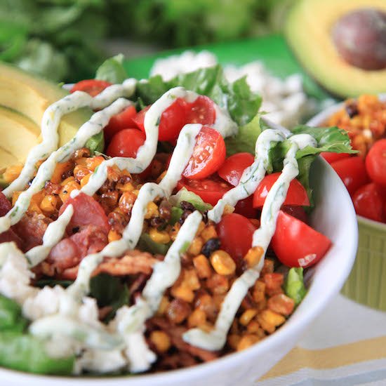 BLT Chopped Salad & Herb Dressing