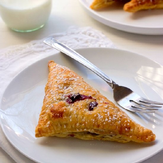 Blueberry Cream Cheese Turnovers