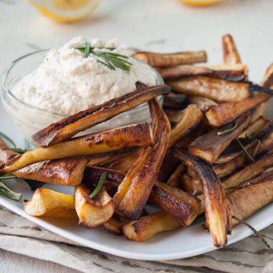 Parsnip Fries with Rosemary