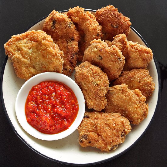 Deep Fried Fish and Shrimp Cutlets