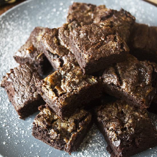 White Chocolate Swirl Brownies