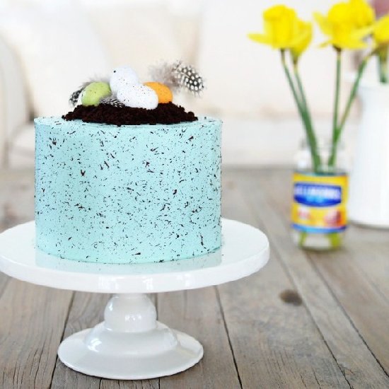 Speckled Easter Chocolate Cake