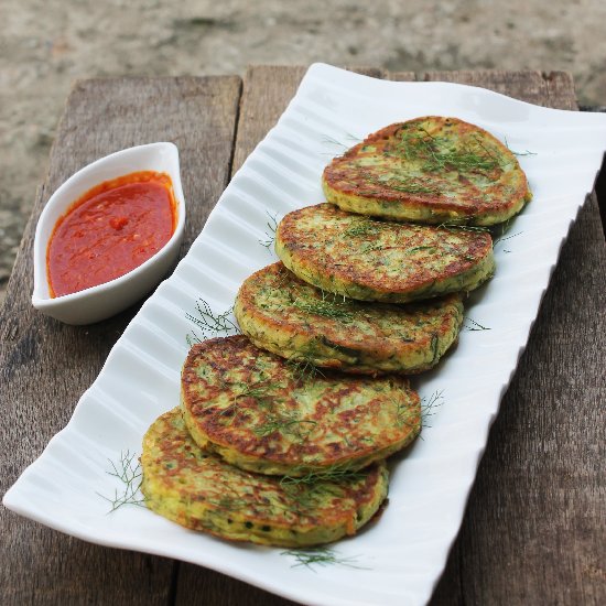 Gluten Free Savory Zucchini Pancake