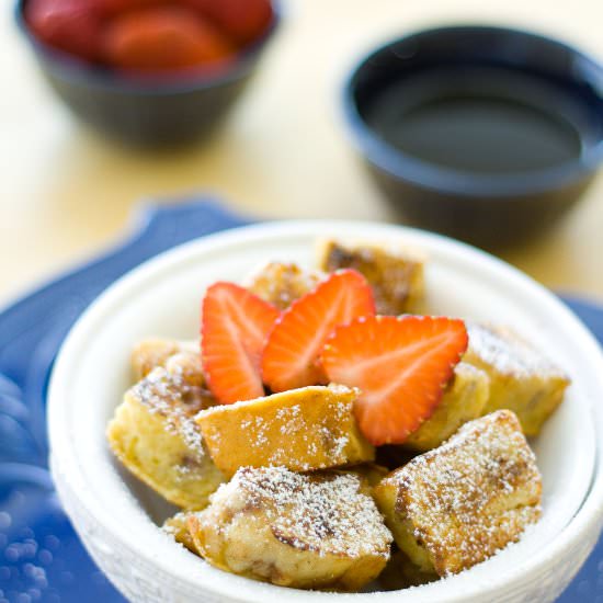 Cinnamon French Toast Bites