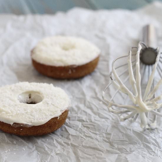 Carrot Cake Baked Doughnuts