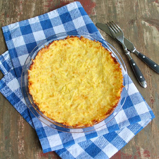 Cheddar Hash Brown Crust