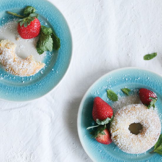 Coconut Vanilla Donuts