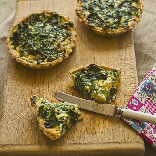 Wild Garlic Tartlets