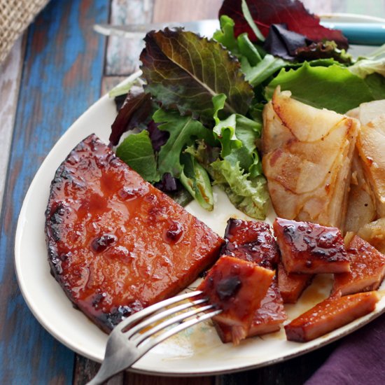 Glazed Ham Steak