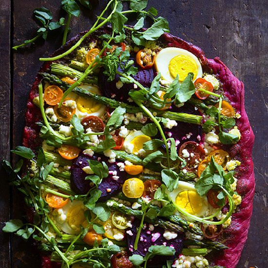 Beet Crust Pizza