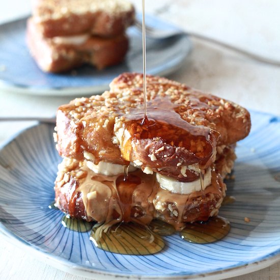 PB, Banana & Honey French Toast