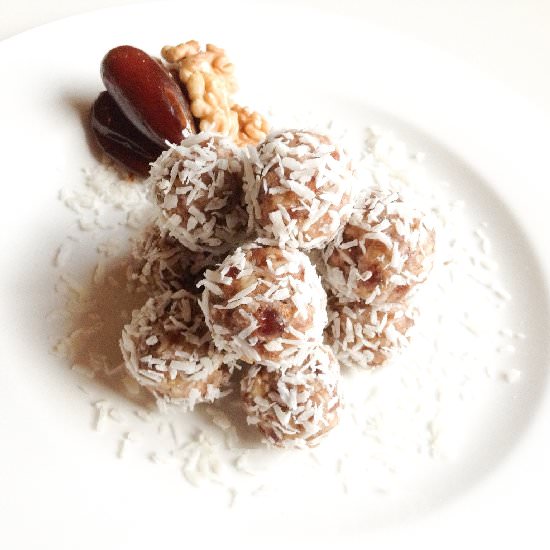 Date & Walnut Snowballs