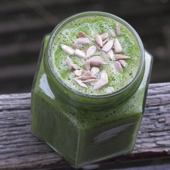 Cucumber, Peach and Banana Smoothie