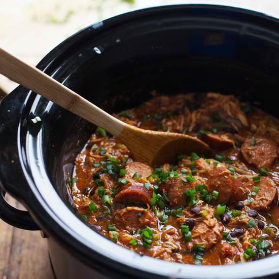 SlowCooker Creole Chicken & Sausage