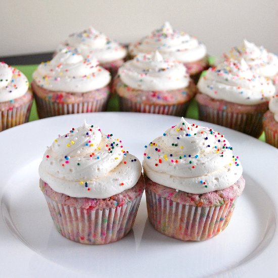 Gluten Free Funfetti Cupcakes