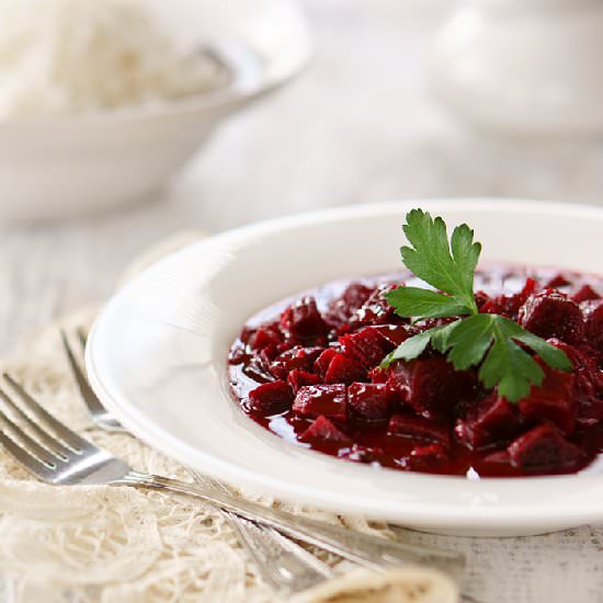 Beet n Coconut Curry