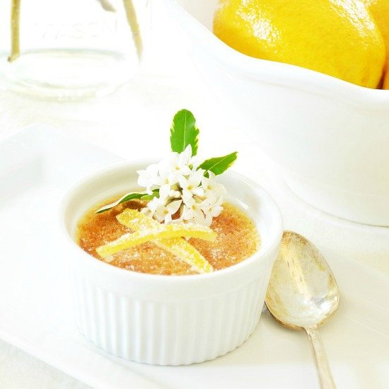 Easy Lemon Creme Brulee