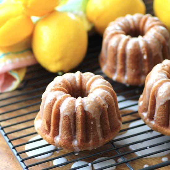 Mini Lemon Spring Bundts