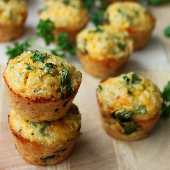 Quinoa Spinach Omelette Bites