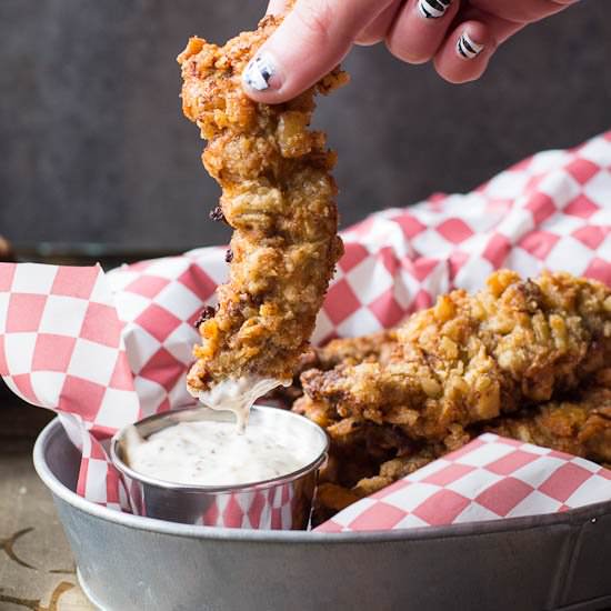 Chicken Fried Steak Fingers