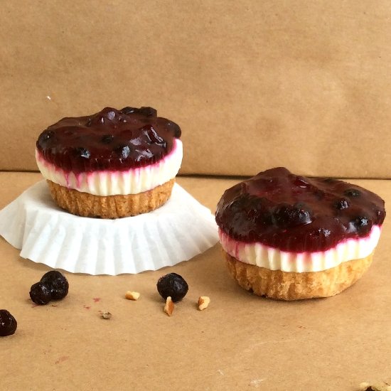 Huckleberry Cream Cheese Mini Pies