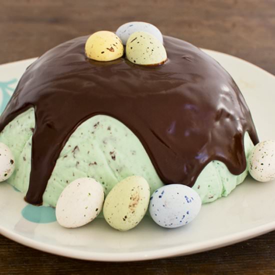 Easter Ice Cream Bombe