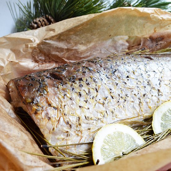 Carp en papillote