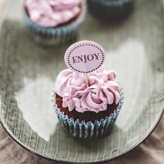 Banana coconut cupcakes