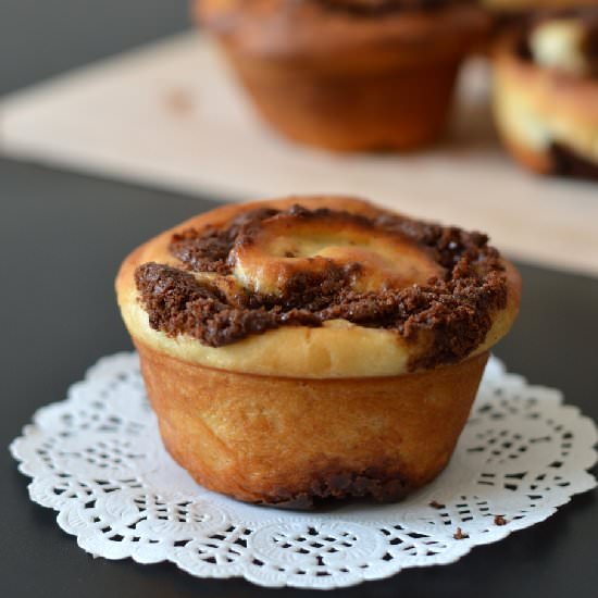 Chocolate Babka Swirl Buns