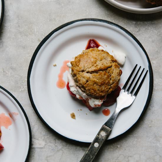 Rye Strawberry Shortcakes