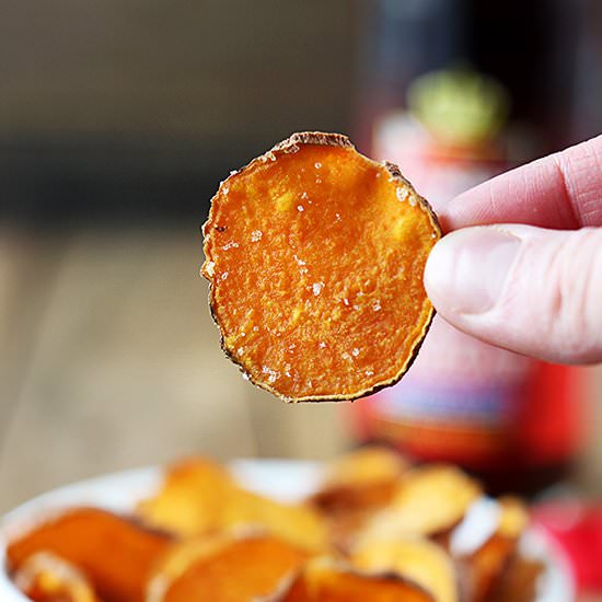 Salt & Vinegar Sweet Potato Chips