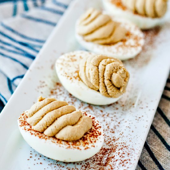 Sweet Tiramisu Deviled Eggs