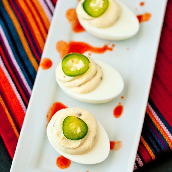 Jalapeno Popper Deviled Eggs