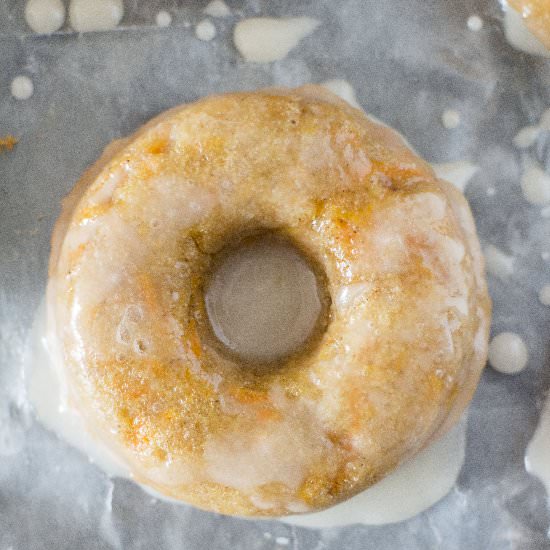 Glazed Carrot Cake Donuts