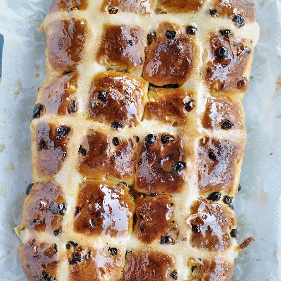 Saffron Hot Cross Buns