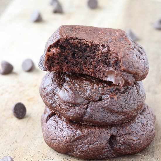 Quadruple Chocolate Pudding Cookies