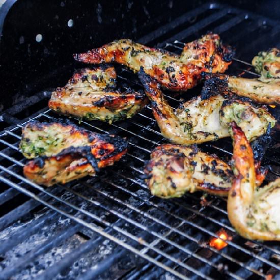 Thai Cilantro Chicken Wings