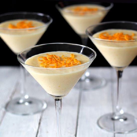 White Chocolate & Orange Mousse