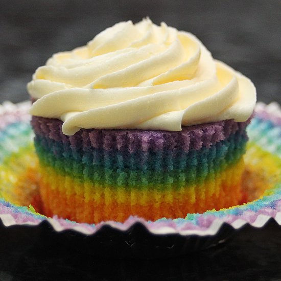 Rainbow Cupcakes