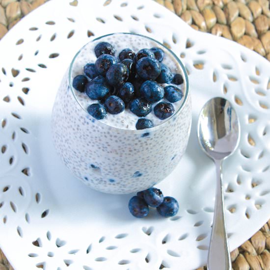 Blueberry Chia Seed Pudding