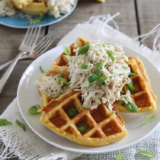 Cornbread Waffles & Chicken