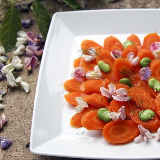 Wisteria and Beet Salad