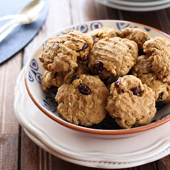 Oatmeal Cookies with Spelt Flour