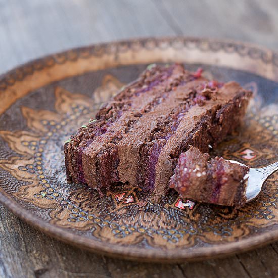 Raspberries and Chocolate Cake