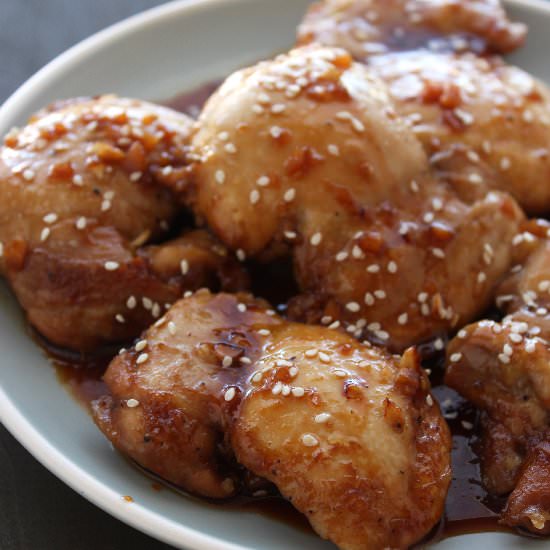 Honey Soy Chicken Thighs