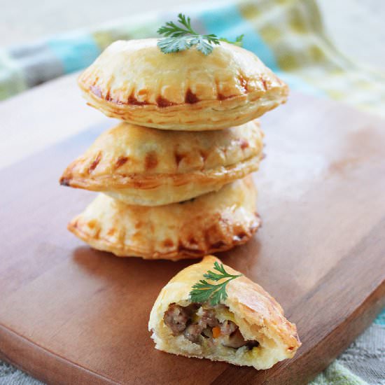 Empanadas with Lamb & Mushrooms