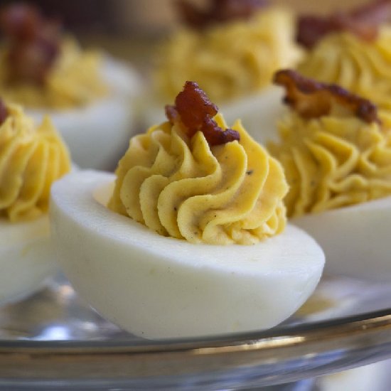 Ranch and Bacon Deviled Eggs